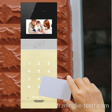 Smart Video Doorbell Téléphone La reconnaissance du visage imperméable
